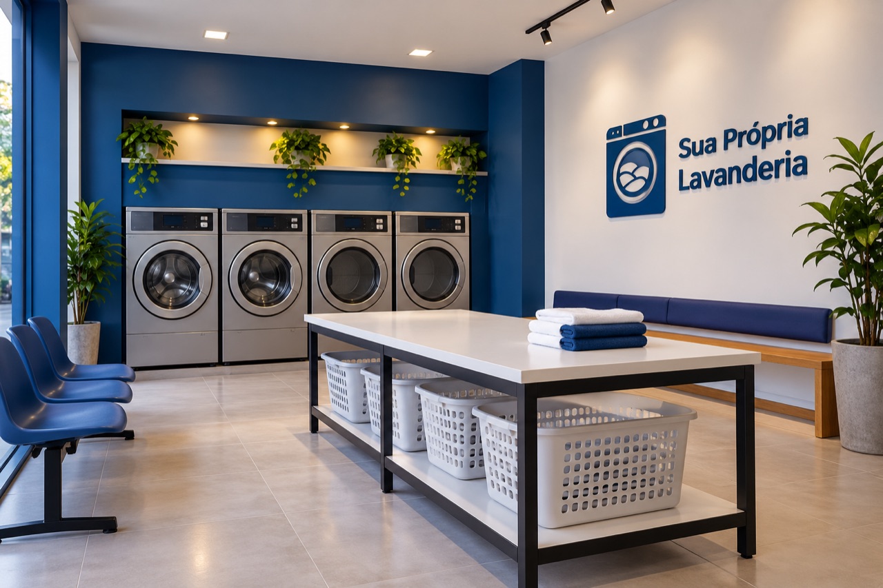 Visual editorial relacionado a Quanto custa abrir uma lavanderia self-service?