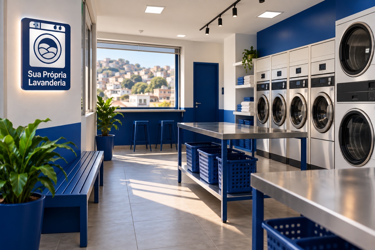 Visual editorial relacionado a Como montar uma lavanderia self-service em Belo Horizonte