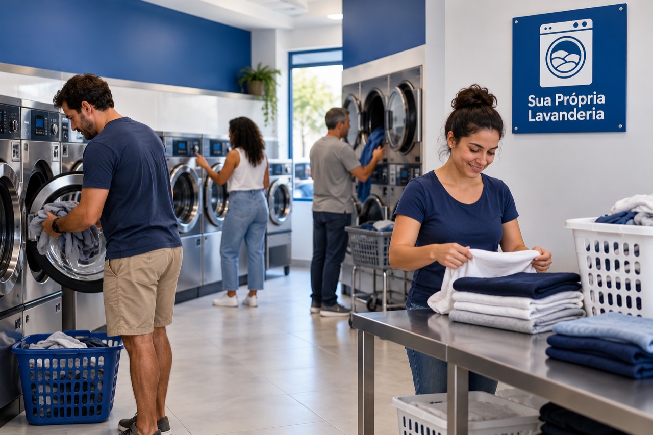 Visual editorial relacionado a Quantos ciclos uma lavanderia precisa vender para pagar as contas?