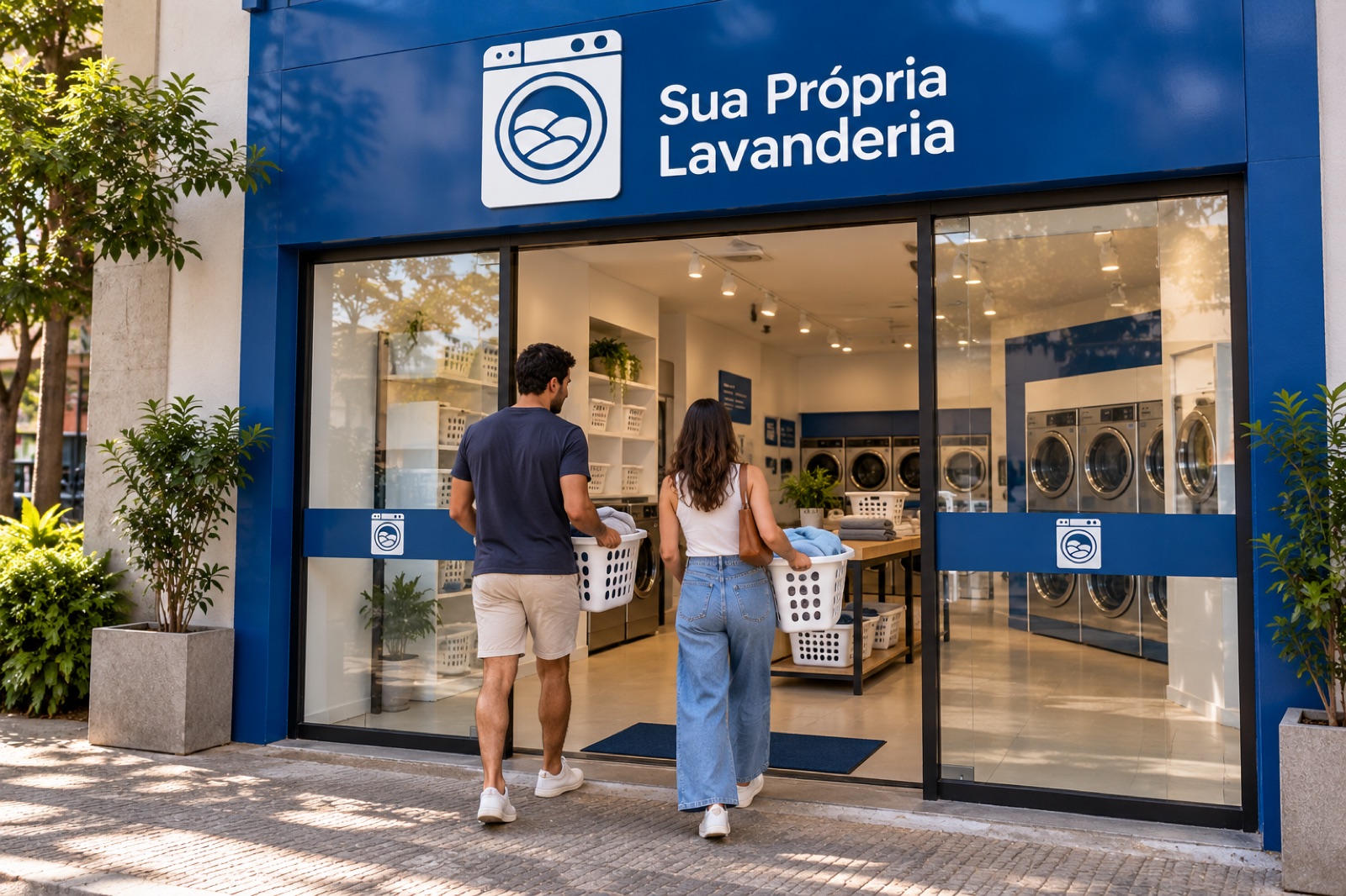 Visual editorial relacionado a Franquia de lavanderia ou bandeira própria: qual vale a pena?