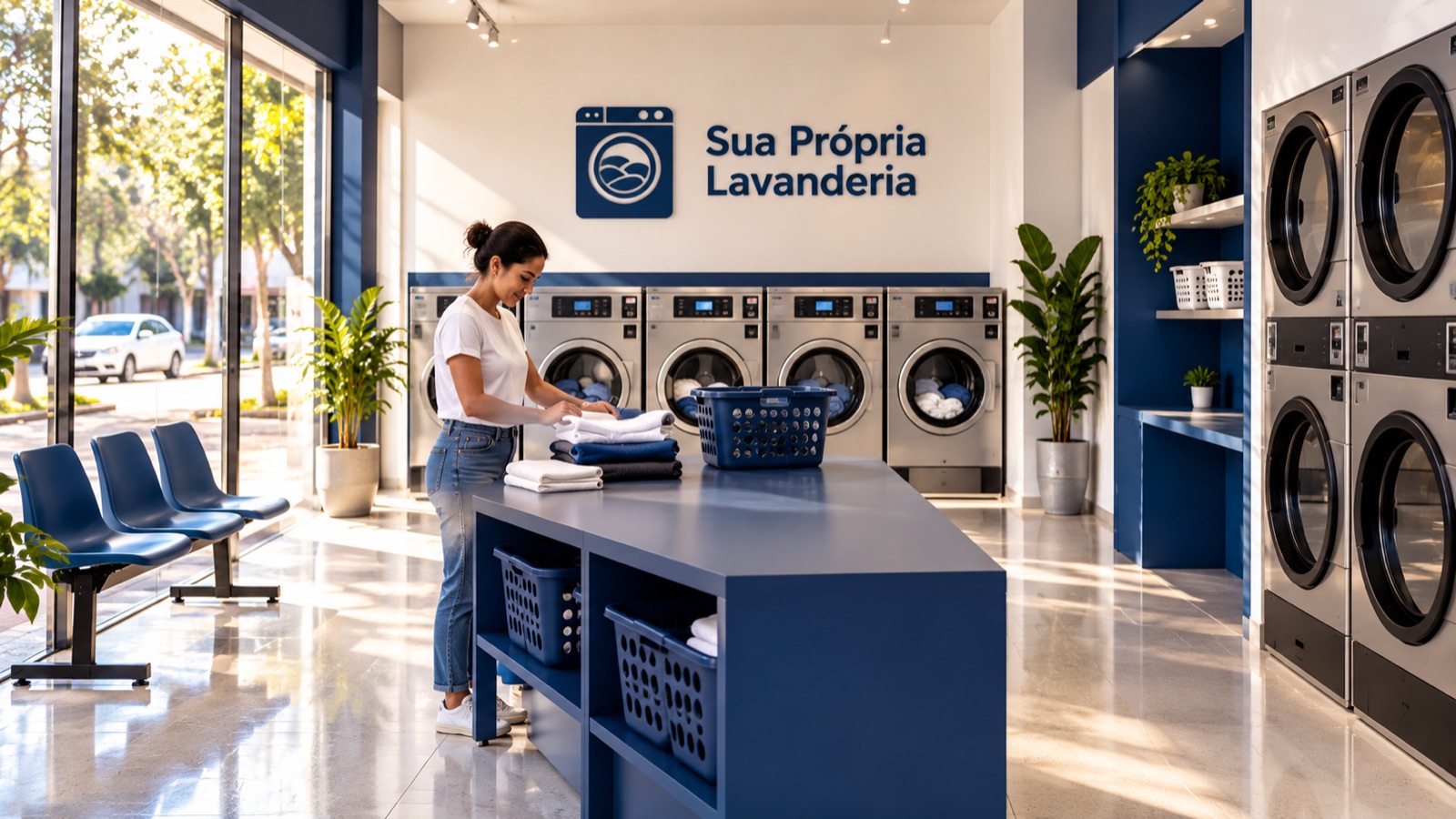 Visual editorial relacionado a Como montar uma lavanderia self-service sem franquia